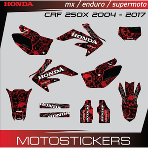 Honda CRF 250X 2004 2005 2006 2007 2008 2009 2020 2011 2012 2013 2014 2015 2016 2017