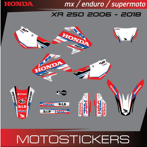 Honda XR 250 2006 2007 2008 2009 2010 2011 2012 2013 2014 2015 2016 2017 2018