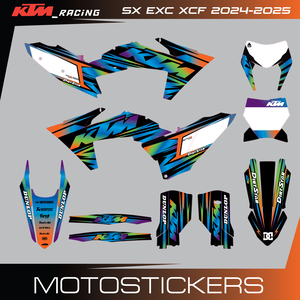 KTM EXC Rainbow Gradient 2024 2025