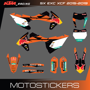 KTM SX EXC RedBull Black Race 2015 2016 2017 2018 2019