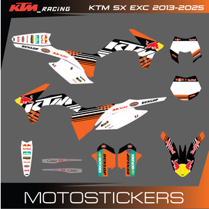 KTM SX EXC RedBull Replica 2012 2013