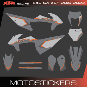 KTM SX EXC XCF Simple Grey 2019 2020 2021 2022 2023
