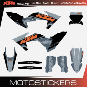 KTM SX EXC XCF Triple Grey 2023 2024 2025