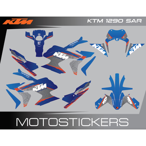 KTM 1290 SAR Blue Landscape