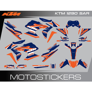 KTM 1290 SAR Orange Blue Madness