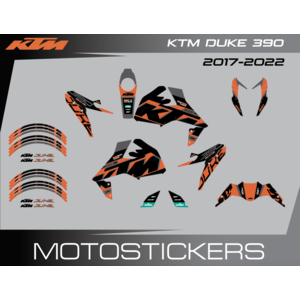 KTM DUKE 390 Grey Factory Racing 2017 2018 2019 2020 2021 2022