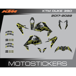 KTM DUKE 390 Broken Glass Racing 2017 2018 2019 2020 2021 2022