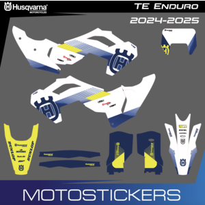 Husqvarna TE 2024 2025 Factory Graphics Replica