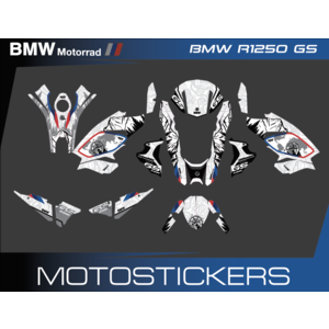 BMW R1250 GS Enduro in white