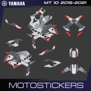 Yamaha MT10 GreyCamo 2015 2016 2017 2018 2019 2020 2021