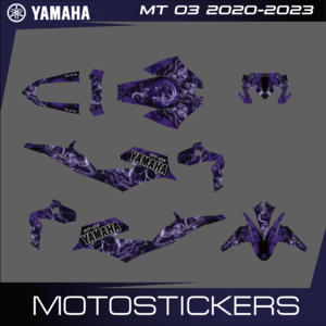 Yamaha MT03 Smoke&Skull 2020 2021 2022 2023