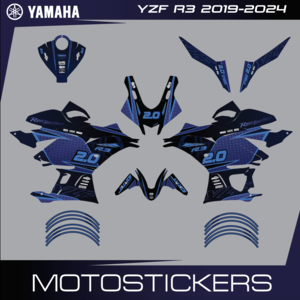 Yamaha YZF R3 Jackson Storm 2019 2020 2021 2022 2023 2024