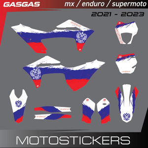 Gas Gas Russian Flag 2021 2022 2023