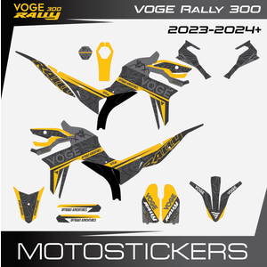 VOGE Rally 300 Grey Yellow