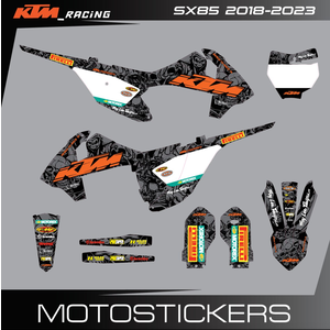 KTM SX85 Black Skulls 2018 2019 2020 2021 2022 2023