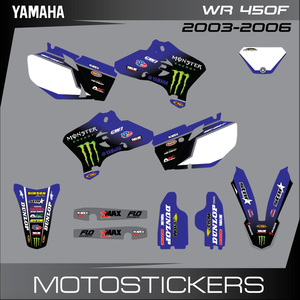 Yamaha WR 450F Monster Energy 2003 2004 2005 2006