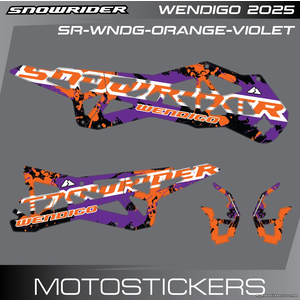 Snowrider Wendigo Orange Violet 2025