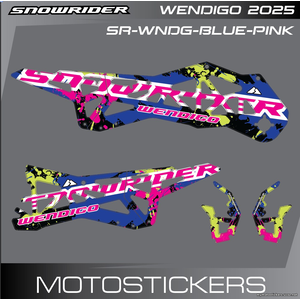 Snowrider Wendigo Blue Pink 2025