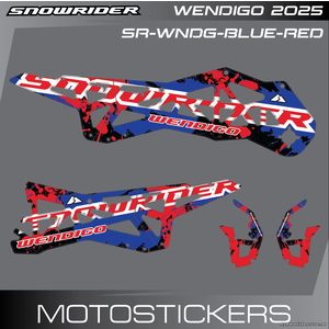 Snowrider Wendigo Blue Red 2025