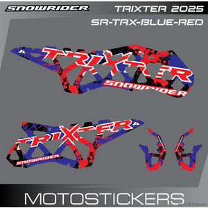 Snowrider Trixter Blue Red 2025