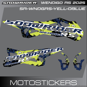 Snowrider Wendigo RS Yellow Dark Blue 2025