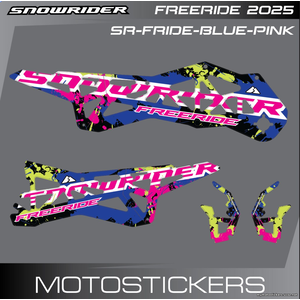 Snowrider Freeride Blue Pink 2025
