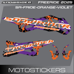 Snowrider Freeride Orange Violet 2025