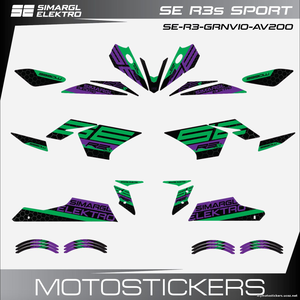 SE R3s Sport Green Violet 2024 2025
