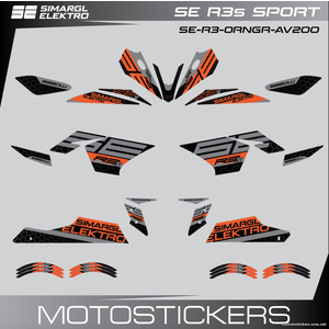 SE R3s Sport Orange Grey 2024 2025