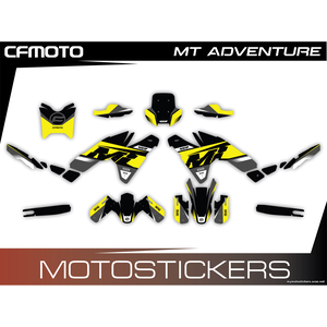 CFMOTO MT450 Adventure Black Yellow