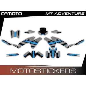CFMOTO MT450 Adventure Grey Light Blue