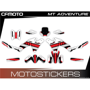 CFMOTO MT450 Adventure White Red